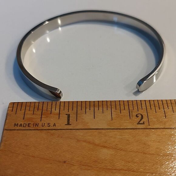 Acuña Jr. Fan Baseball ATL Bracelet Silver Metal Adjustable Sizing - Picture 6 of 8